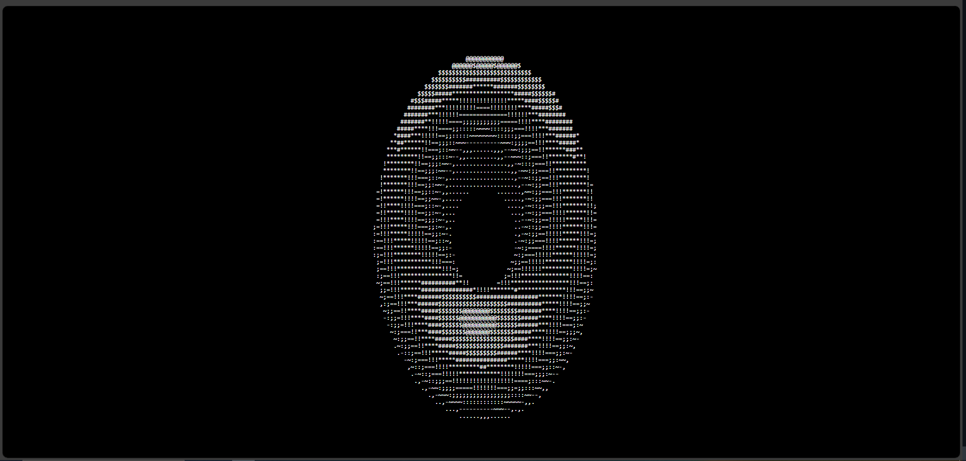 ASCII Donut Animation