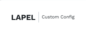 Lapel  Custom Config